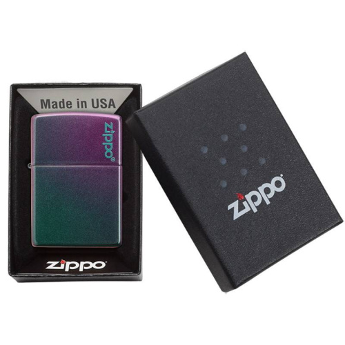 499 ZIPPO ЗажигалкаLogo Classic с покрытием Iridescent фото 7